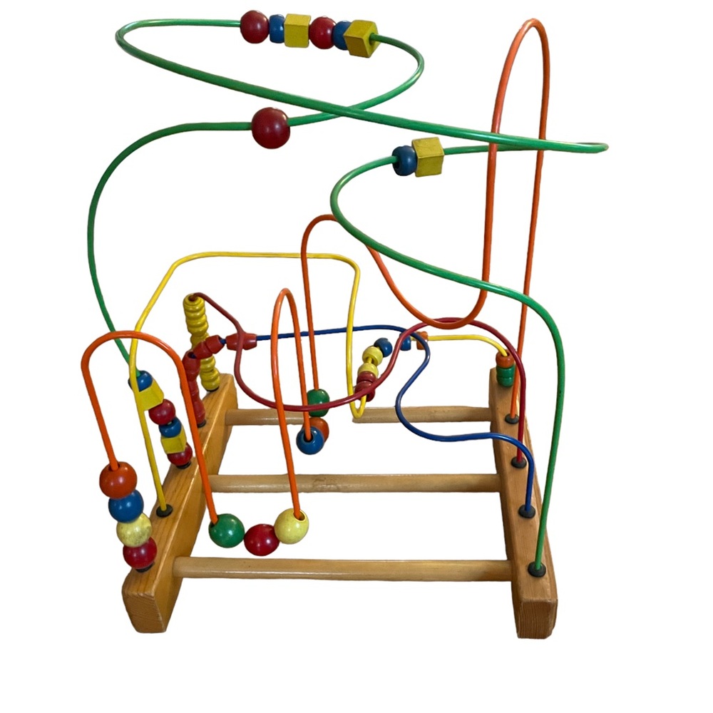 Vintage Educo ED184‎ The Original Super Maze Tumbler Style Busy Beads Activity